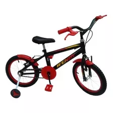 Bicicleta Infantil Aro 16 Menino Adesivos Diversos + Brindes