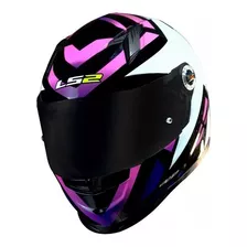 Ls2 Starwar Rosa Ff358 Capacete Moto Lançamento