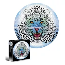 Quebra-cabeça Novo Puzzle 1000 Peças Tigre Branco 65x65cm 