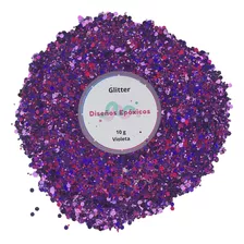 Glitter Para Resina Epóxica 10 Gr - Violeta