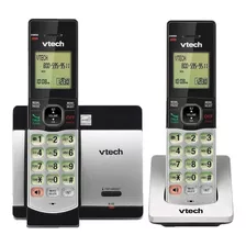 Teléfono Vtech Cs5119-2 Inalámbrico - Color Gris/negro