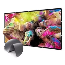 Pantalla Para Proyector Nierbo 150'' Para Películas -negro