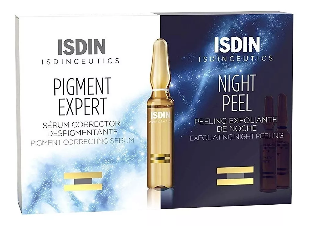 Isdinceutics Rutina Pigment Expert + Night Peel Previene Y Trata Manchas E Imperfecciones Isdin