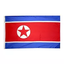 Annin Flagmakers Bandera De Corea Del Norte Fabricada En Ee.