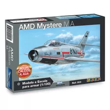 Amd Mystere Iv A Avión Escala 1/100 Colección Modelex