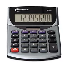 15927 Calculadora Minidesk Portátil, Lcd De 8 Dígitos.