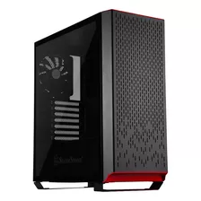 Gabinete Atx Silverstone Sst-pm02b-g Vidrio Templado Negro