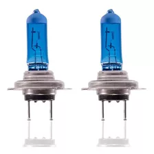 Par Lampada Para Carro Super Branca H7 8500k Efeito Xenon