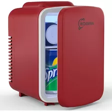 Mini Nevera Roja 4 Litros 6 Latas Refrigerador Para El La Pa