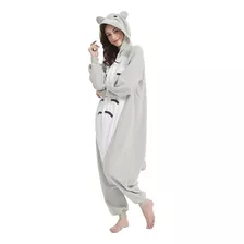 Ropa Para Dormir Pijama Caliente De Invierno Chinchilla Mona