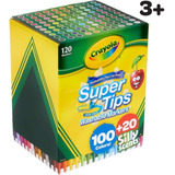 Crayola Super Tips 120 Marcadores Envío Ya!