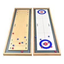 Juego De Mesa Gosports Shuffleboard And Curling 2 En 1 Y Mi