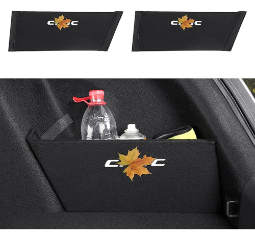 Foto de ~? 2pcs Rear Trunk Organizer Side Divider Emblem Badge Stick