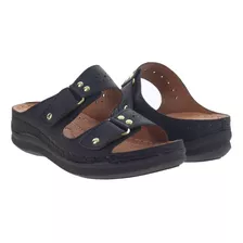 Sandalias Confort Plataforma Antiderrapante Ajuste Velcro