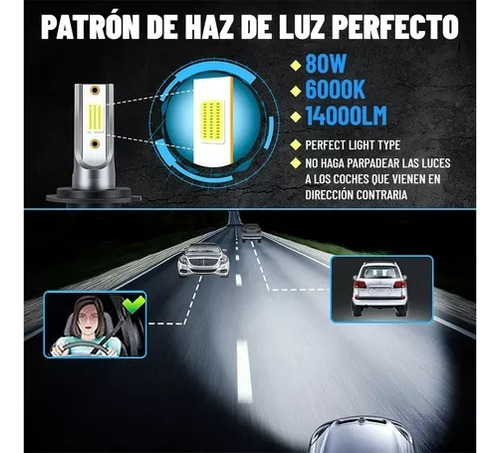 Kit Luces Led Tipo Xenon Hid Niebla H11 Honda Hrv 2018