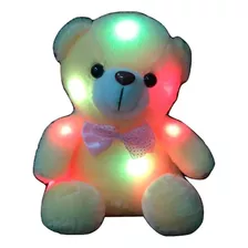 Osito Peluche Luminoso Luz Led Lindo Oso Juguete De Felpa