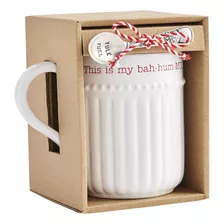 Mud Pie, Bah Hum, Set Christmas Circa, Taza De 16 Oz | Cucha