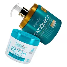 Kit Forever Liss Btx Zero 250g + Máscara Catiônica 450g