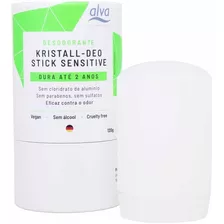 Alva Desodorante Stick Kristall Sensitive Vegano Sem Fragrância 120gr