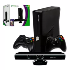 Xbox 360 Slim, Hd 500gb De Jogos, Rgh, Kinect E 2 Controles.