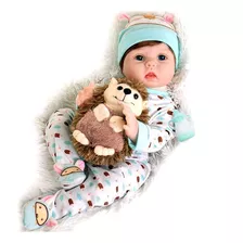 Reborn Bebe Realista Baby Doll 55 Cm Ropa Accesorios 