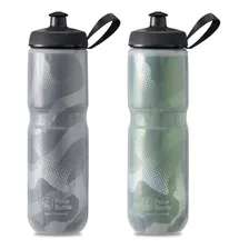 Polar Bottle - Botella Deportiva Con Aislamiento De Agua, C. Color Contender - Paquete De 2