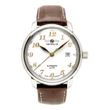 Zeppelin - Reloj Para Hombre Con Esfera Blanca Automática