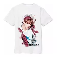 Playeras De Manga Corta Bts Suga Jimin Jung Kook Rm J-hope 