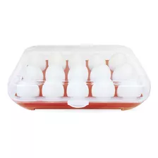 Organizador Porta Ovos 15 Un Tampa Geladeira Cozinha Luxo