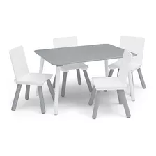 Juego De Mesa Y Silla Para Niños Delta (4 Sillas Incluidas.