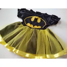 Vestido Infantil Mesversário Batgirl 