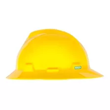 Casco De Seguridad Cachucha V-gard Suspensión Matraca Msa Color Amarillo