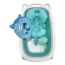 Bañera Tina Plegable Para Bebe Mas Accesorios De Baño