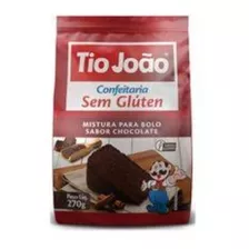 Massa Para Bolo De Chocolate Tio João - 270g