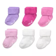 Little Me Baby-girls 6 Pack Variety Socks 0-6 Months Purp...