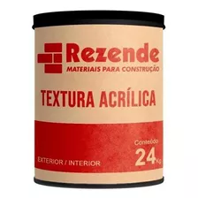 Textura Acrílica Efeito Rústico 24kg Rezende Branco Neve