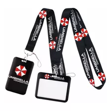 2 Pz Umbrella Resident Lanyard Gafete Porta Credencial Shiel