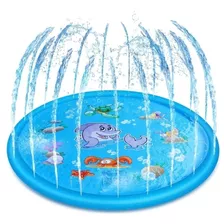 Piscina Alfombra Lanza Agua 100cm Juego Para Niños 3714