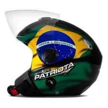 Capacete Patriota Aberto New Atomic