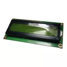 Display Lcd 2 Filas 16 Caracteres Verde Amarillo