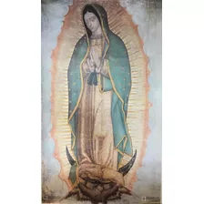 Litografía Virgen De Guadalupe Edición Peregrina 91 X 54cm