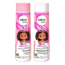 Salón Line Shampoo Y Acondi Hidratacion Sos Cachos Kids