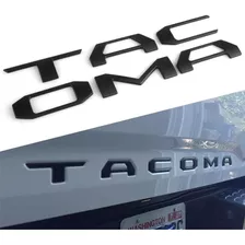 Emblema Letras Tacoma Batea 3d Plástico 