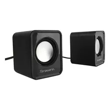 Parlantes Para Computadora Usb 2.0 3wx2 Color Negro