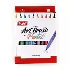 Marcadores Art Brush X10 Punta Pincel 6958 Trabi