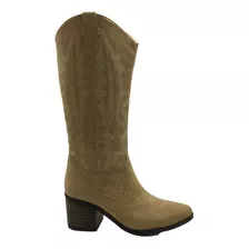 Botas Vaqueras Para Mujer 5 Texanas Tubo Alto