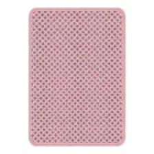 Tapete Higiênico Gg Coletor De Areia Gato 65x75x1.5cm Rosa