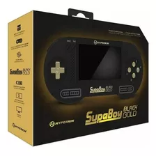 Console Portátil Supaboy Black Gold Compatível Snes Famicom