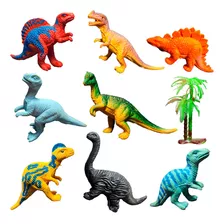 Dinosaurios De Goma Premium Regalo Niño X8 Unidades