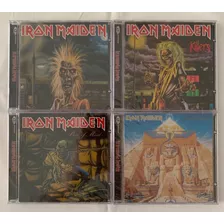 4 Cds Iron Maiden Killers Piece Of Mind Powerslave Lacrados